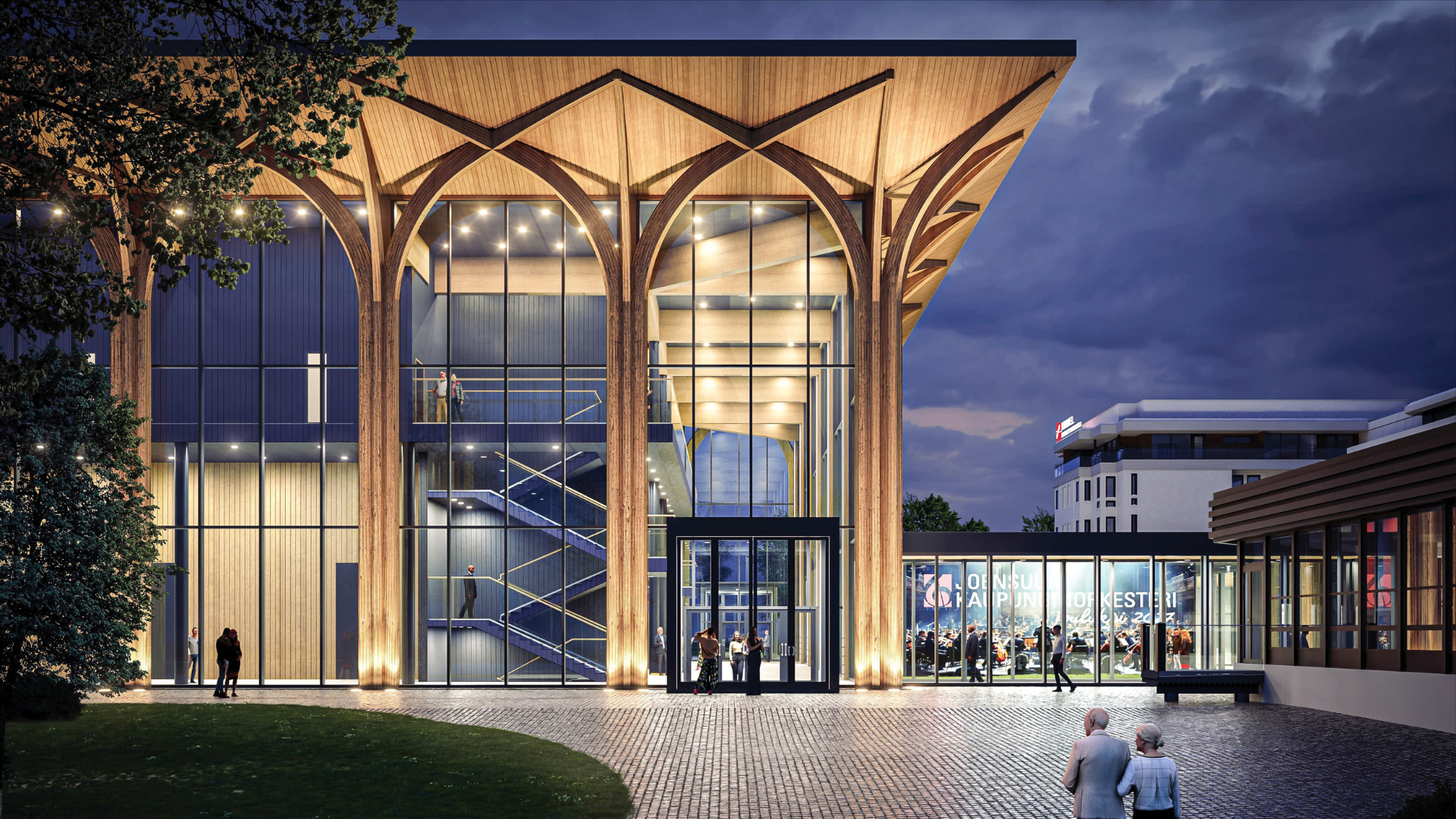 Musiikki- ja kulttuu­ri­ta­lo­hanke eteenpäin Joensuussa